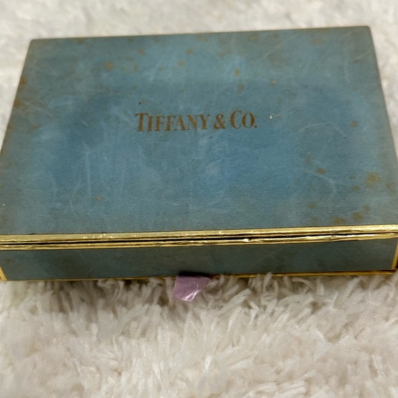 TIFFANY & CO VINTAGE DOUBLE DECK MONOGRAMMED PLAYING CARDS IN VELVET BOX… - Picture 3 of 7